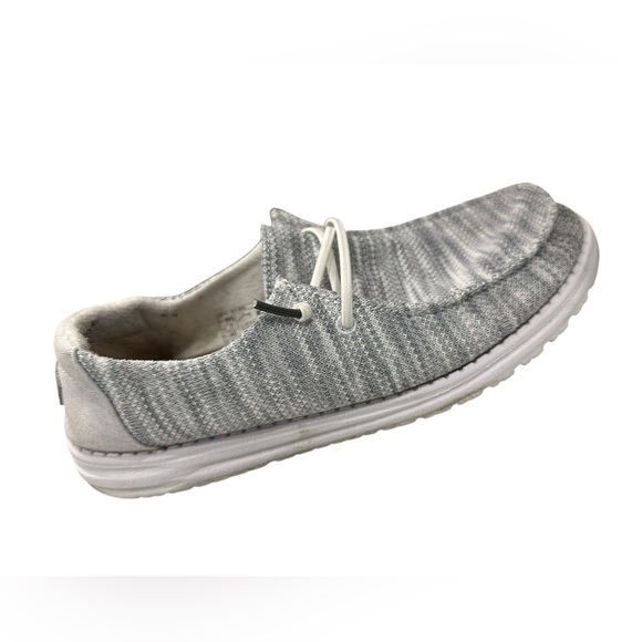Hey Dude Wendy Sox Glacier Gray Slip On Shoes Size 9 - Picture 4 of 7